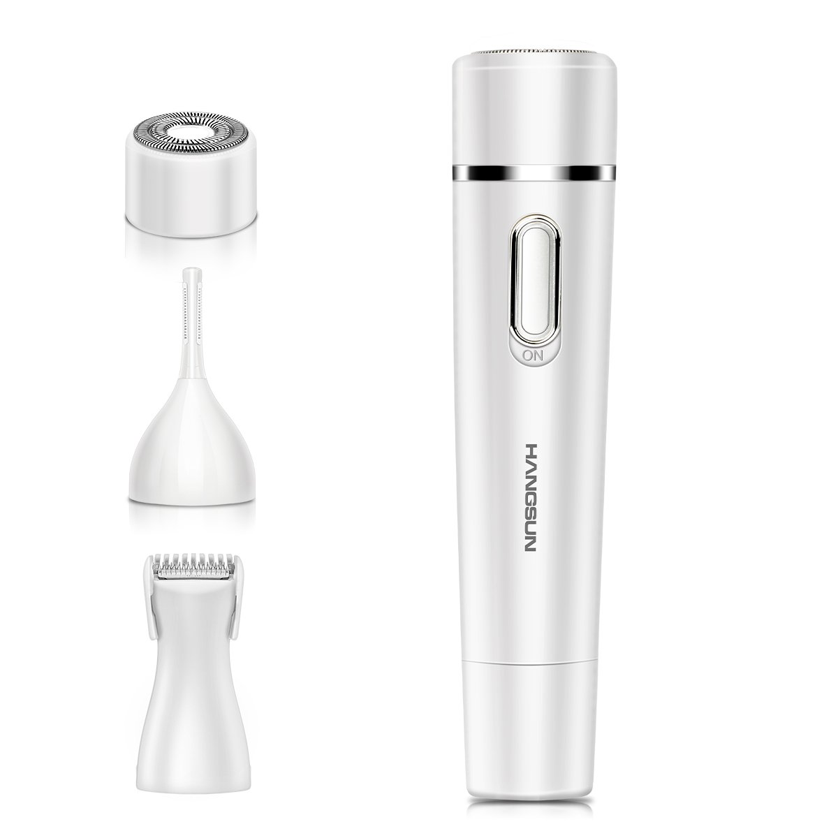 Hangsun Facial Hair Remover for Women, Mini Waterproof Painless Lady Shaver, Flawless Hair Remover F130 for Eyebrow/Face/Lip/Chin