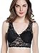 Intimate Portal Women All Over Lace Full Coverage Wire Free Leisure Bra Black Band 40