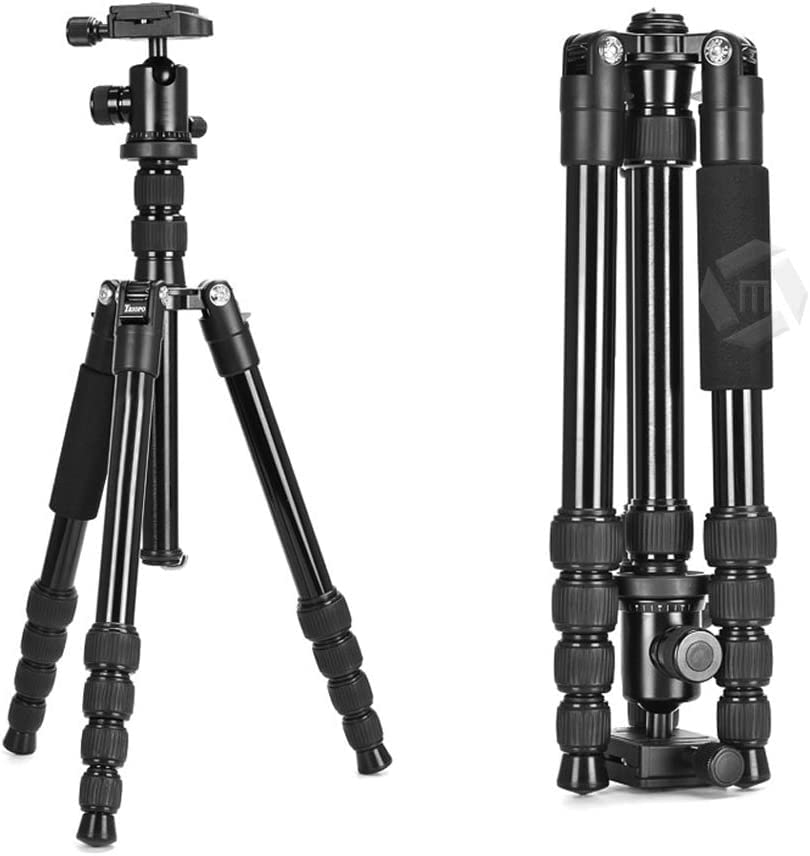 Mcoplus MT-25L + N-1 Professional Portable Magnesium Aluminum Alloy Photo / Video Tripod Monopod + Video Tripod Ball Head with Quick Release Plate for Canon Nikon Sony Panasonic Olympus Digital Cameras & Camcorders Max Load Capacity up to 12KG (MT-25L + N-1)