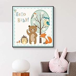 Floating Framed Canvas Wall Art for Living Room, Bedroom Canvas Prints for Home Decoration Ready to Hang - 16x16 inches