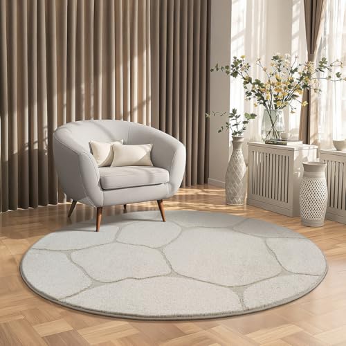 the carpet Everest - Moderner Kurzflor Teppich Hoch-Tief-Struktur, 3D-Effekt, weiche Oberfläche und hohe Flordichte, ideal für Wohnzimmer & Schlafzimm