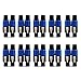 Areyourshop 20 Pcs 4 Pin Speakon Speaker Connector Male Audio Plug Blue
