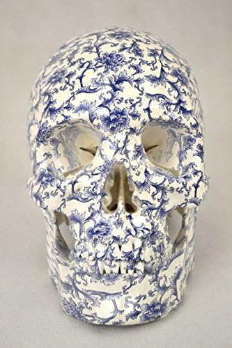 Wellden Product High Degree Emulation 1:1 Human Medical Skull Replica, 2-Part, Life Size Art Pattern China