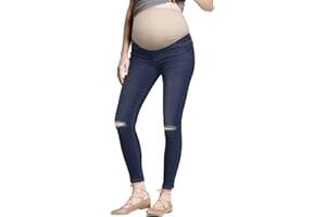 Hybrid & Company Ultimate Comfort Women's Maternity Slim Fit Stretch Jeans