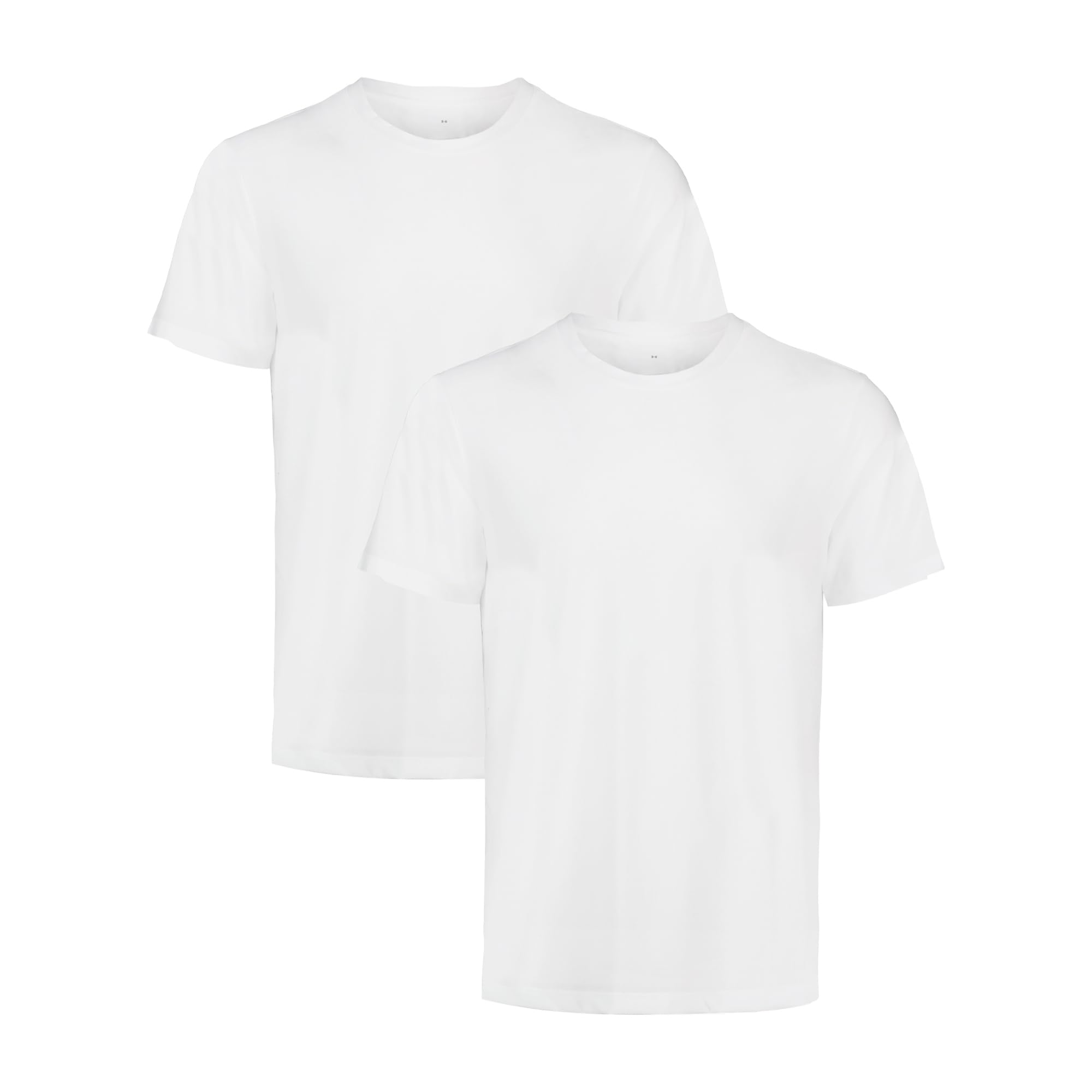 Under Armour Performance Men’s Tech Mesh Crew Neck Undershirt, Soft & Comfortable Plain Base Layer T-Shirt for Everyday, White, XL, 2-Pack