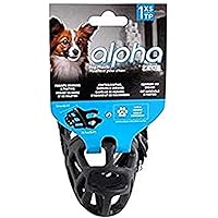 Zeus Alpha Dog Muzzle, Black, X-Small/TP