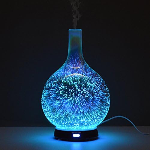 aromatherapy 3D Glass diffuser. Portable for Home, Yoga, Office, Spa, Bedroom, Baby Room Aromatherapy Diffuser, Aroma Diffuser, Aromatherapy Essential Oil Diffuser, Aromatherapy Humidifier