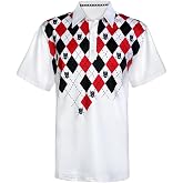 TattooGolf Argyle Cool-Stretch Men's Golf Shirt