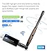 Wireless USB WiFi Adapter W66L 300Mbps External Wireless WiFi Adapter with 5dBi Antenna Receiver Stability Signal for Laptop Desktop PC by OJA