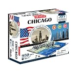 4D Cityscape Chicago Skyline Puzzle