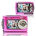SVP Aqua 5800 Pink (with Micro 16GB) 18MP Dual Screen Waterproof Digital Camera