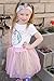 Fedio Girls Princess Tutu Skirts Set 5 Pack Kids Ballet Tutu Costume Dress with 5Pcs Flower Hair Ties(Ages 3-8)