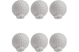 Tverghvad Golf Ball Dresser Knobs, [6 Pack] Ball Decorative Cabinet Knobs, Sport Knobs for Kids Boys Dresser Drawer/Cabinet/D