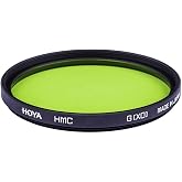HOYA HMC X0 58mm Lens Filter (Yellow-Green) &ndash; Contrast Enhancing Camera Filter for B&amp;W Photography with Slim Black Aluminum Frame, 6-Layer HMC Multi-Coated Optical Glass, Ideal for Portraits &amp; Foliage