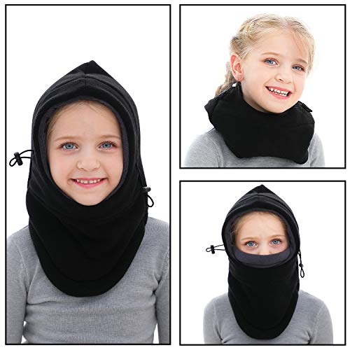 image for GSPY Balaclava, Kids Balaclava Face Mask for Cold Weather, Adjustable 