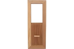 Fdit Cedar Sauna Gable Vent Kit Square Sauna Room Air Vent Grille Wooden Ventilation Louvers Sauna Room Ventilation Louvers Accessory for Sauna Room and Swimming Pool