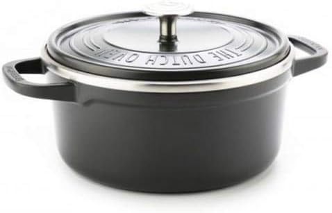 GreenPan Featherweights Dutch Oven, Cast Aluminium Casserole Dish with Lid, Non Stick, Toxin Free Ceramic Casserole - Induction & Oven Safe Cookware - 28 cm/6.7 Litre, Grey
