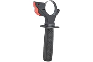 Front Handle for Electric Hammer, 46-52mm Adjustable Replacement Grip for Cordless Drill, Anti-Slip Plastic Power Tool Handle