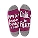 Moyel Dobby No Show Socks For Women Novelty Funny Cool Gifts (Purple, 1)