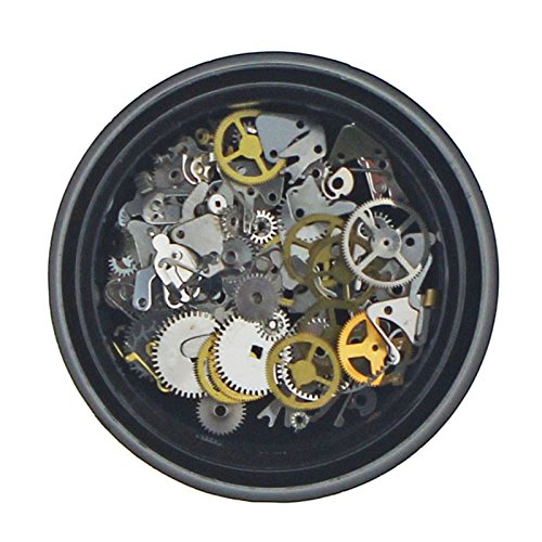 Metal Nail Art Decoration Punk Machinery Gear Boxes Mixed Nail Stick Decoration