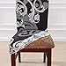 Fuloon 6 Pack Super Fit Stretch Removable Washable Short Dining Chair Protector Cover Seat Slipcover for Hotel, Dining Room, Ceremony, Banquet Wedding Party