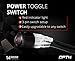 OPT7 LED Light Bar Heavy Duty Wiring Harness 14 Gauge 380W Dual Wiring Harness w/ Switch for Off Road - 11ft Dimmer Strobe 80ft Range Plug and Play Waterproof Relay Splitter