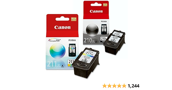 Amazon.com: Paquete de tinta Canon PG-210 XL y CL-211 XL, compatible con  MP495, MP280, MP490, MP480, MP270, MP240, MX420, MX410, MX350, MX340 y  MX330. : Productos de Oficina