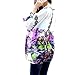 HP95(TM) Women's Bohemian Style Batwing Sleeve Chiffon Beach Loose Shirt (#Purple,X-Large)