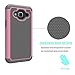 Galaxy J3 2016 Case,Galaxy J3V Case,Galaxy J3 6 Case,Galaxy Amp/Express Prime Case,Galaxy Sky/Sol Case,Asmart Shockproof Dual Layer Protective Cover Phone Case for Samsung Galaxy J3 V 2016 (Pink)