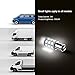 Smautop 10pcs Super Bright Low Power 1157 Led Bulbs BAY15D 7528 2057 2357 27SMD 5050 6500K White for Car RV Turn Signal Backup Reverse Parking LED Light Bulbs-2 Yr Warranty