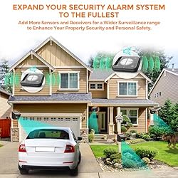 Driveway Alarm- 1/2 Mile Long Range Wireless Solar
