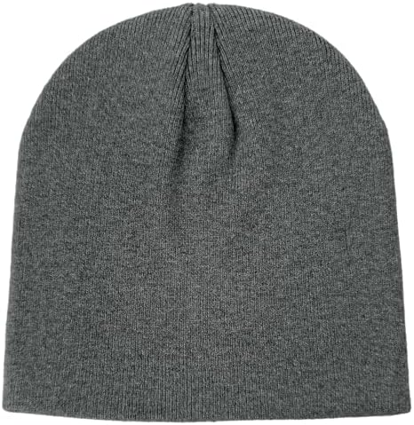 Sportsman Bottom Striped Knit Beanie One Size Navy/ Grey at Amazon