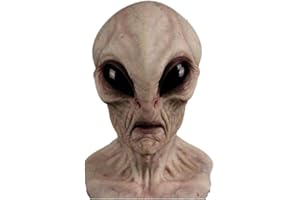 hoehew Halloween Alien Funny Mask, Skull Mask Demon Cosplay Scary Horror Adult Masquerade Skeleton Masks