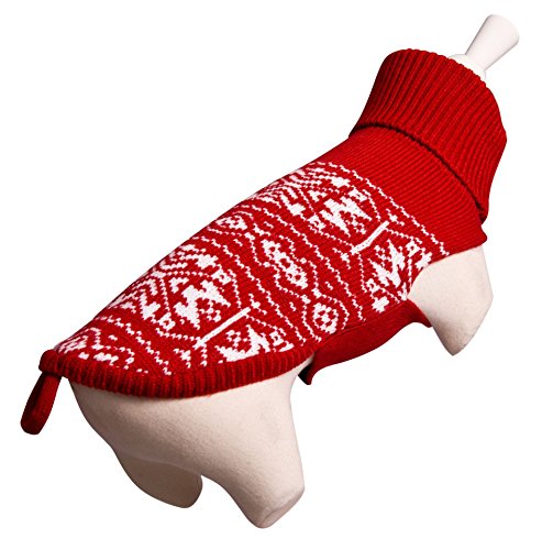 WOUAPY Dog Snowflake Christmas Jumper – Size 55