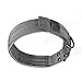 OneTigris Military Adjustable Dog Collar with Metal D Ring & Buckle 2 Sizes (M, Grey)