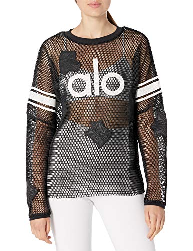 Camiseta de manga larga de jersey de yoga Alo Yoga para mujer