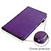 Fintie Samsung Galaxy Tab 4 7.0 Folio Case - Slim Fit Premium Vegan Leather Cover for Samsung Tab 4 7-Inch Tablet, Violet