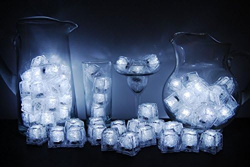 Set of 144 Litecubes Brand 3 Mode White Light up LED Ice Cubes