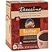 Teeccino Chicory Herbal Tea Hazelnut Tea Bags, Caffeine Free, Acid Free 10 count (pack of 6)