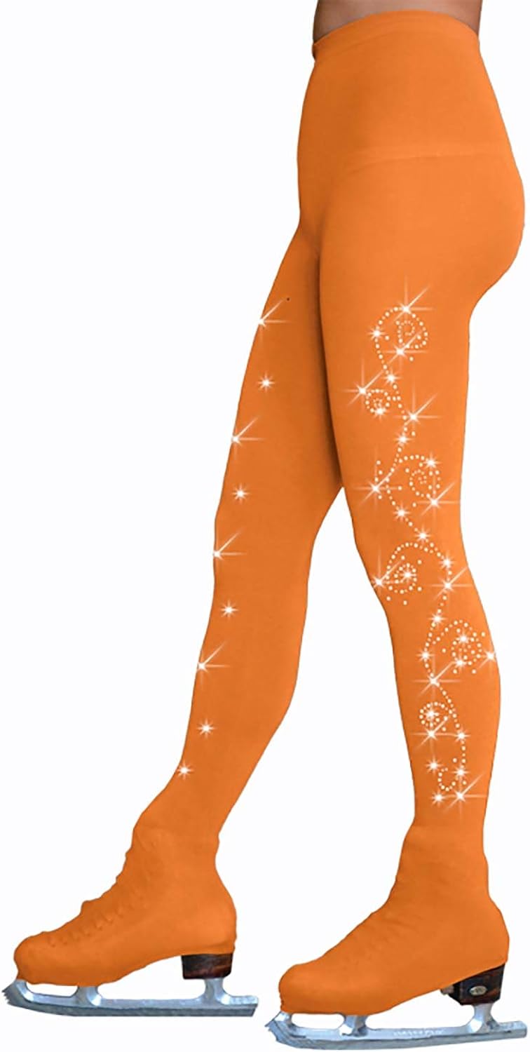 Chloe Noel Figure Skating Over The Boot Tights TB8832: Clothing