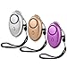 LUTER Personal Alarm, 3 pcs Personal Alarms Keychain with LED Flash Light, 140DB Portable Pocket Self Defence Emergency Attack Security Safety Alarm Devices For Women/Kids/Night Shift