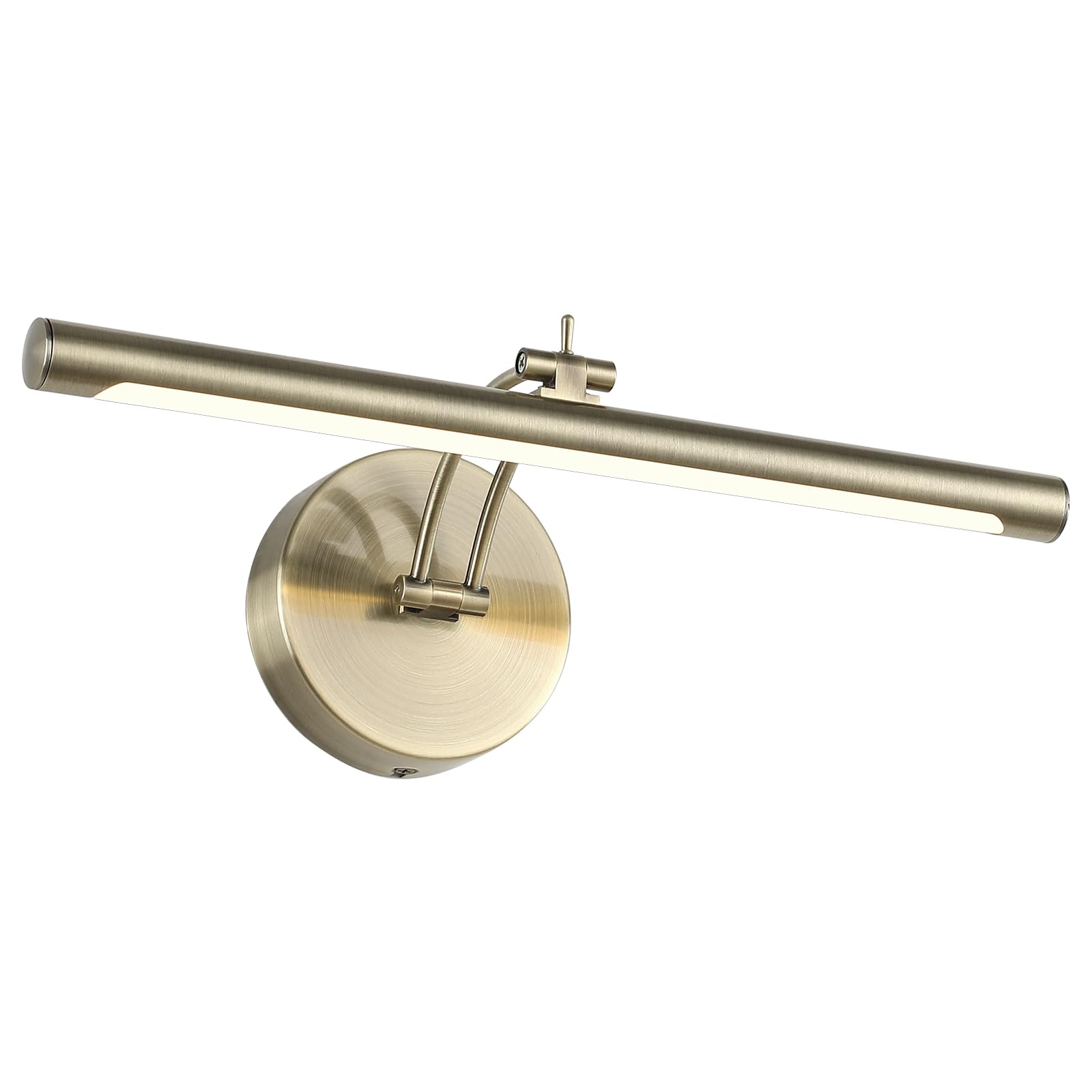 Photo 1 of 7Degobii Dimmable Picture Light Hard Wired 15.75" Inch Adjustable Swing Arm Antique Bronze Picture Frame Lights Led Display Light for Artwork 7W 3000K