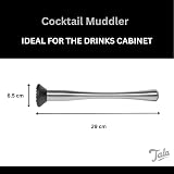 Tala Stainless Steel Cocktail Muddler for Mojitos and Cocktails view 2
