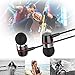 Earphone Headphone, TTM 3.5mm High Definition in-ear Stereo Headphone Earbuds,Bass Driven, Noise Isolating for iPhone, iPod, iPad, MP3 Players, Samsung Galaxy etc - Metal Black