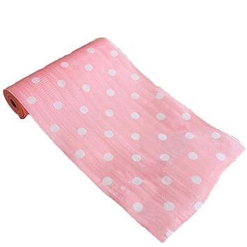 Blue Dots 3 Meter Waterproof Polka Dots Paper Roll Shelf Drawer