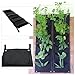 X XBEN Vertical Garden Hanging Planter, 7 Pockets, Wall Hanging Mount Planter Plant Grow Bag for Flower Vegetable - Indoor/Outdoor