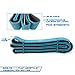 Garage Fit Pull Up Assist Band, Stretch Resistance Mobility Band - Powerlifting Bands - Extra Durable, Pull-Up Assist Bands for Cross Training Exercise (#3 Blue/Gray (M) 100-120 lbs. 1 1/8