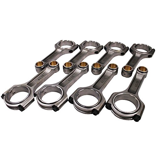 I Beam Race 6.135" 2.200" .990" Bronze Bush 4340 Connecting Rods Chevy BBC