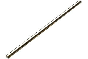 longcheer Brass Rod Brass Round Bar Stock one Pieces 11 mm (0.44 inch) Diameter Lathe Bar Stock Kit Round Brass Stock Solid Brass 300 mm Length Knife Pins Knife Handles, Brass Pins for DIY