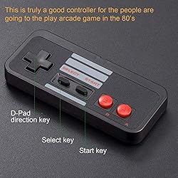 KIWITATA 2.4G Wireless USB Controller for Retro NES